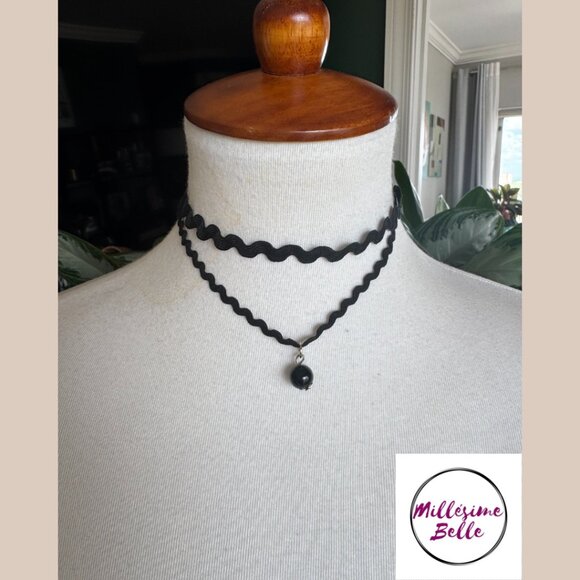 Black Choker Bundle of 6 - Picture 3 of 6